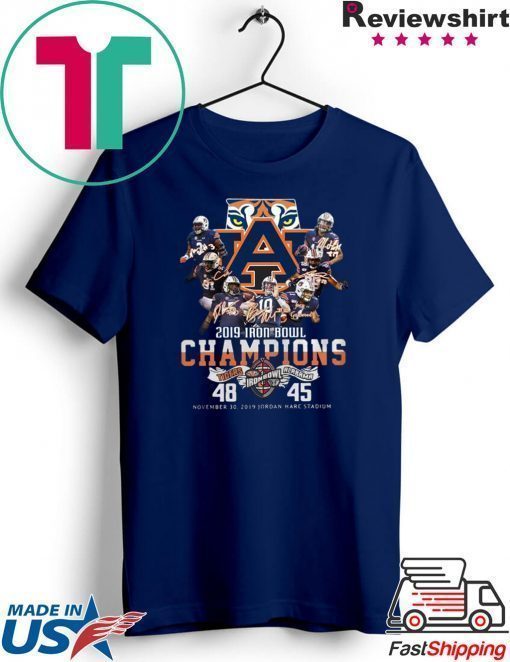 2019 Iron Bowl Champions 2019 Auburn Tigers Alabama shirt