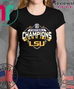 2019 LSU SEC Championship Offcial T-Shirt