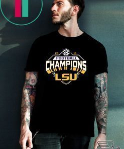 2019 LSU SEC Championship Offcial T-Shirt