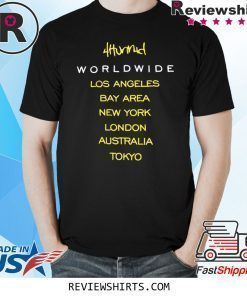 4hunnid Worldwide Los Angeles Bay Area New York London Shirt