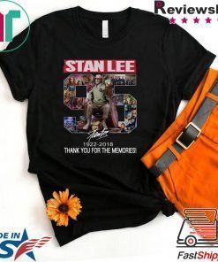 96 Years Of Stan Lee thank you for the memories signature shirt