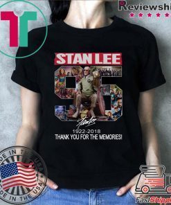 96 Years Of Stan Lee thank you for the memories signature shirt