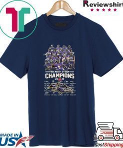 AFC North Devision Champions 2019 Signatures Shirt