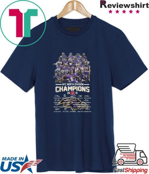 AFC North Devision Champions 2019 Signatures Shirt