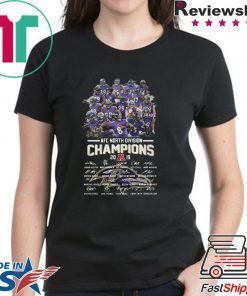 AFC North Devision Champions 2019 Signatures Shirt