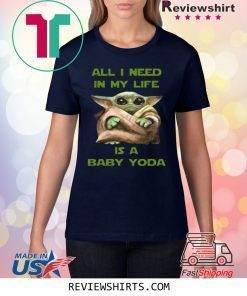 All I Need In My Life Is A Baby Yoda Xmas Shirt