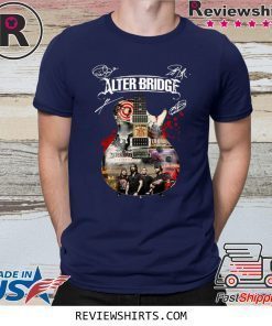 Alter Bridge Guitar Signatures Tee Shirt