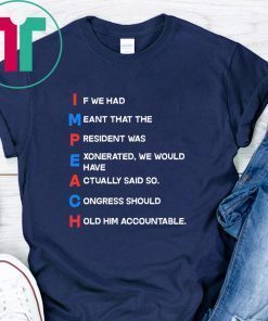 Anti Trump Impeachment Day Shirt