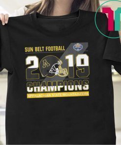 Appalachian State Mountaineers sun belt football champions shirt