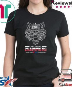 Arkansas State Red Wolves Camellia Bowl Champions Shirt