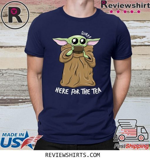 BABY YODA KAWAII HERE FOR THE TEA MEME TEE SHIRT