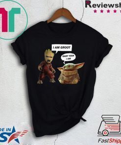 Baby Groot and Baby Yoda shirt