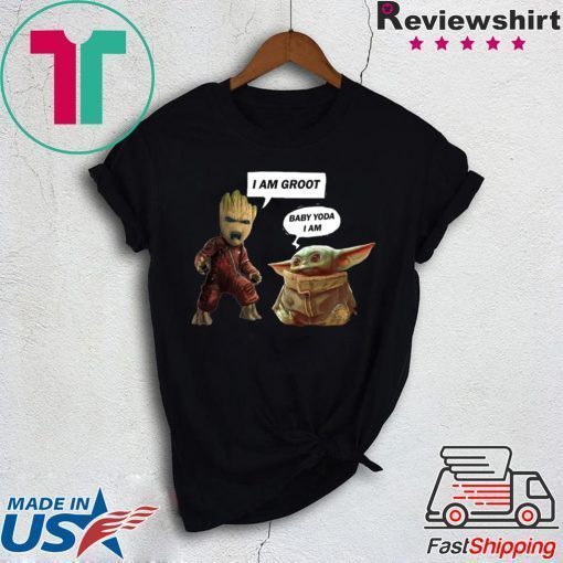 Baby Groot and Baby Yoda shirt