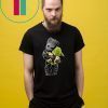 Baby Groot hugging Baby Yoda shirt