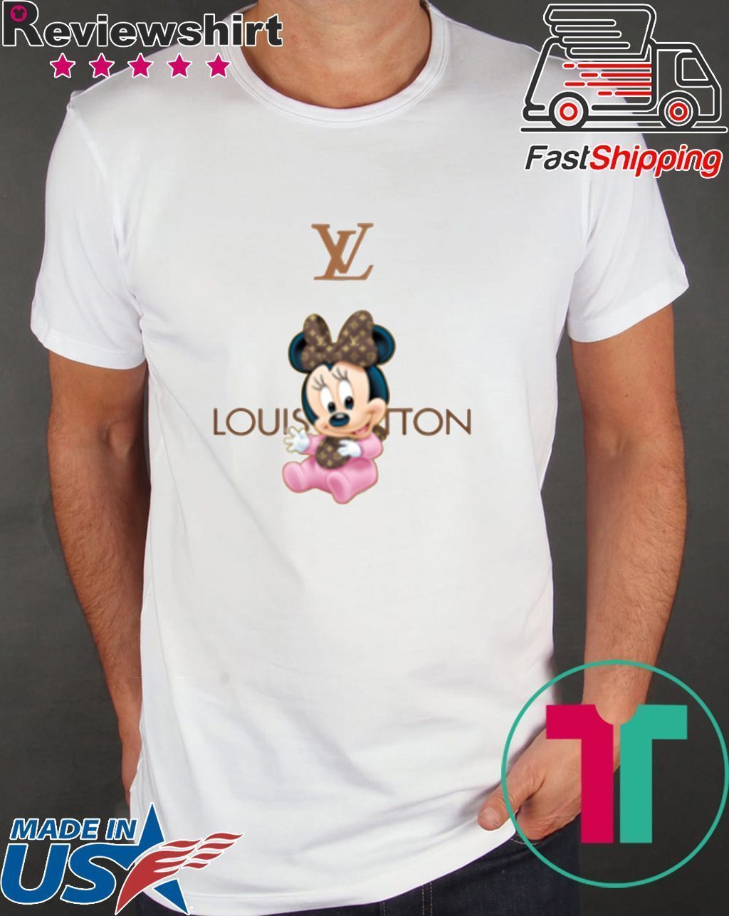 Baby Mini Mouse Disney Louis Vuitton Stay Stylish Shirt - Shirts Mango Office