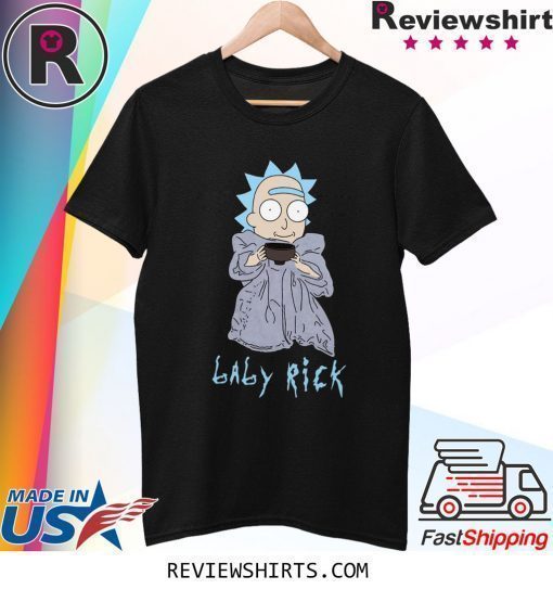 Baby Rick Sanchez Baby Yoda Shirt