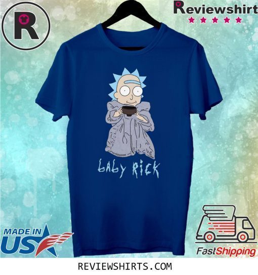 Baby Rick Sanchez Baby Yoda Shirt