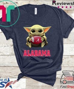 Baby Yoda Alabama Crimson Tide football Shirt