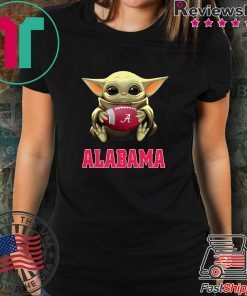 Baby Yoda Alabama Crimson Tide football Shirt