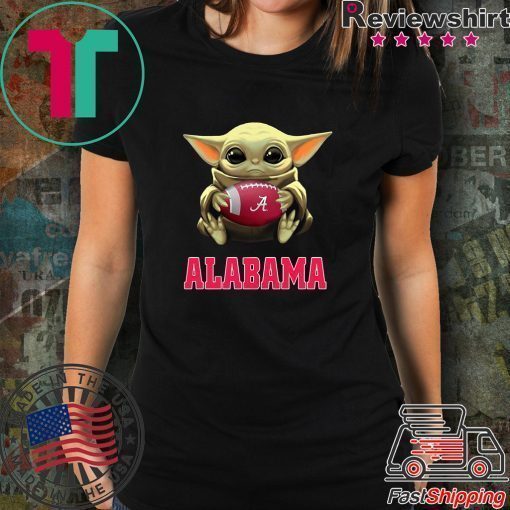 Baby Yoda Alabama Crimson Tide football Shirt