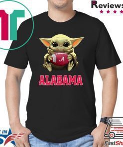 Baby Yoda Alabama Crimson Tide football Shirt