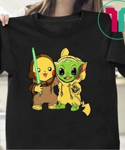 Baby Yoda And Baby Pikachu Shirt