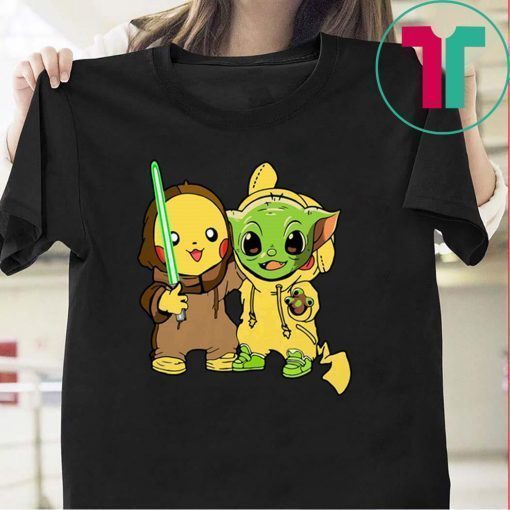 Baby Yoda And Baby Pikachu Shirt