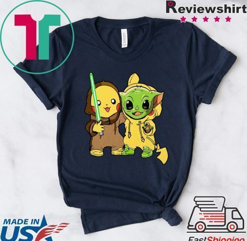 Baby Yoda And Baby Pikachu Shirt