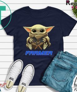 Baby Yoda And Farmer Shirt