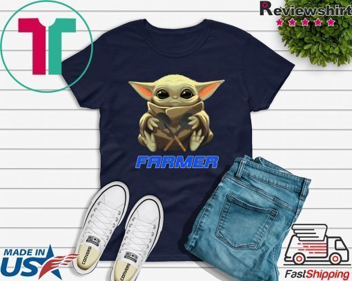 Baby Yoda And Farmer Shirt