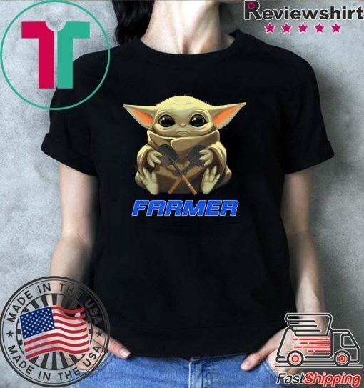 Baby Yoda And Farmer Shirt