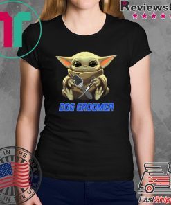 Baby Yoda And Groomer Shirt