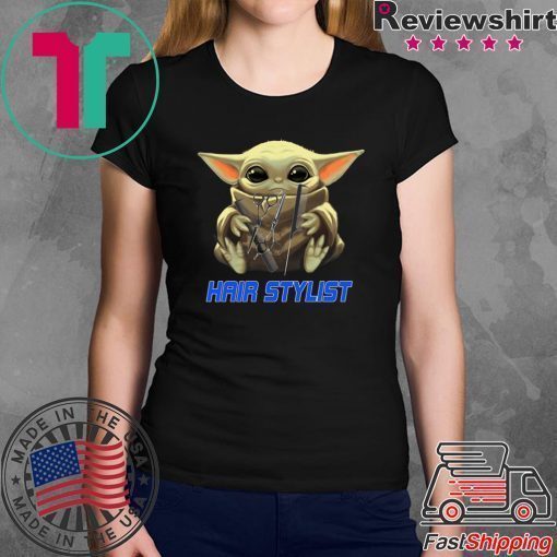 Baby Yoda And Hair Stylist Tee Shirt