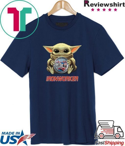 Baby Yoda And Ironworker Logo Shirt