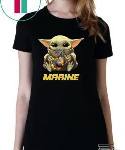 Baby Yoda And Marine Shirt