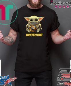 Baby Yoda And Marine Shirt