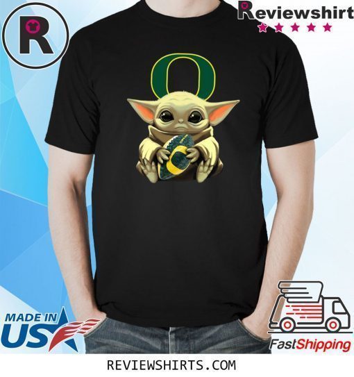 Baby Yoda And Oregon Football Shirt