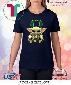 Baby Yoda And Oregon Football Shirt