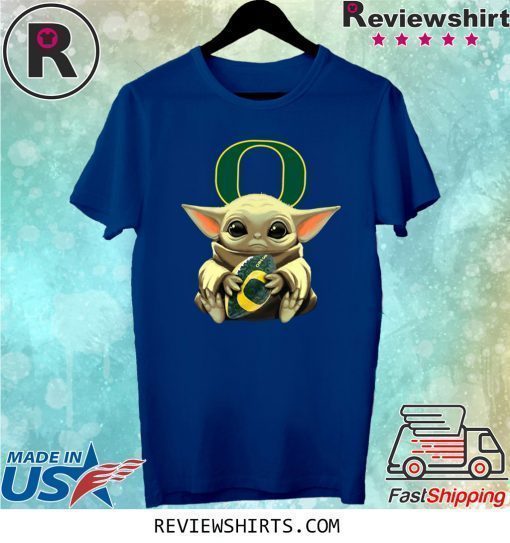 Baby Yoda And Oregon Football Shirt