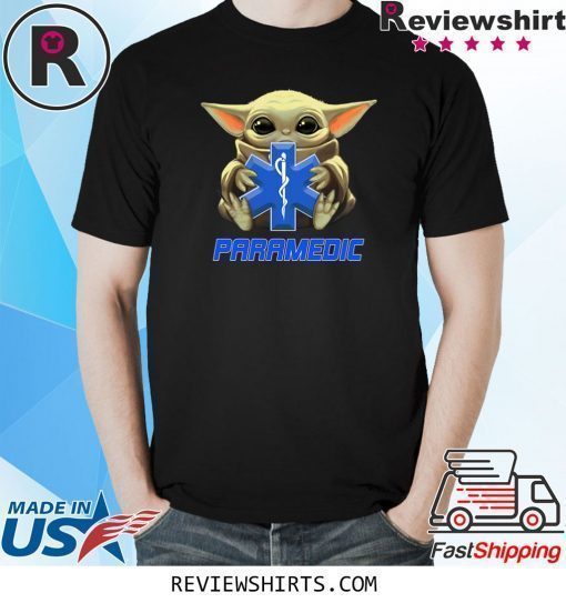 Baby Yoda And Paramedic Logo Shirt