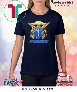 Baby Yoda And Paramedic Logo Shirt