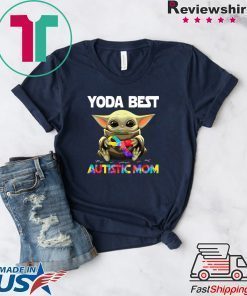 Baby Yoda Best Autistic Mom Shirt