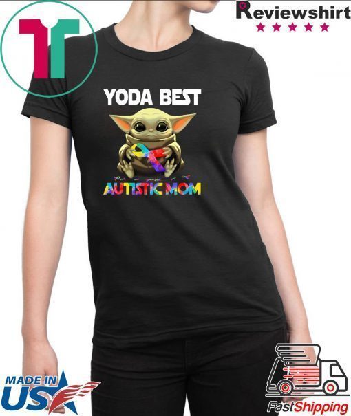 Baby Yoda Best Autistic Mom Shirt