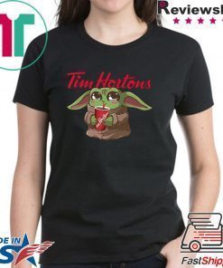 Baby Yoda Drink Tim Hortons Shirt