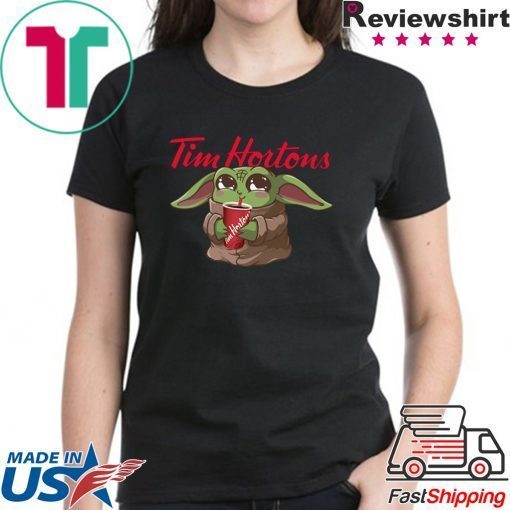 Baby Yoda Drink Tim Hortons Shirt