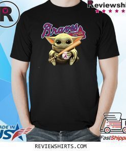 Baby Yoda Holding Braves Ball Shirt