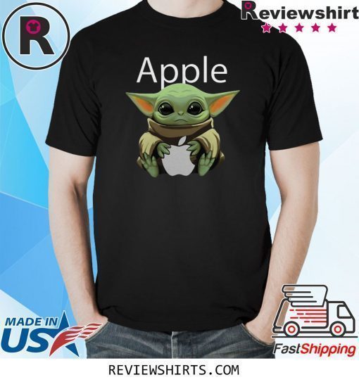 Baby Yoda Hug Apple Shirt