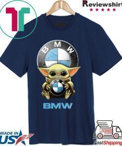 Baby Yoda Hug BMW Shirt