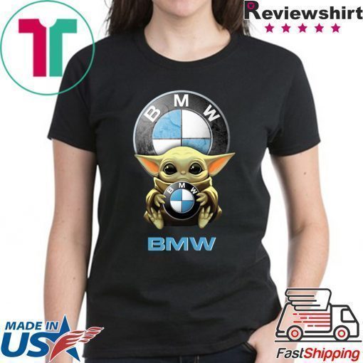 Baby Yoda Hug BMW Shirt