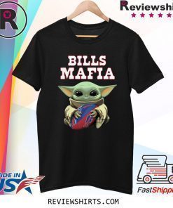 Baby Yoda Hug Bills Mafla Shirt